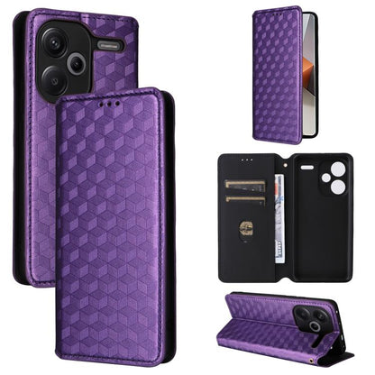 Cubic Grid Texture Flip Leather Phone Case, For Redmi Note 13 Pro 4G Global, For Redmi A3, For Redmi 13C 5G / 13R 5G, For Redmi Note 13 4G, For Redmi K70E / Xiaomi Poco X6 Pro, For Redmi Note 13R Pro 5G, For Redmi Note 13 5G, For Redmi Note 13 Pro+ 5G ...