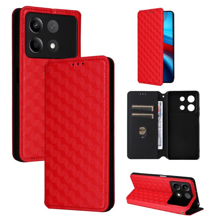 Cubic Grid Texture Flip Leather Phone Case, For Redmi Note 13 Pro 4G Global, For Redmi A3, For Redmi 13C 5G / 13R 5G, For Redmi Note 13 4G, For Redmi K70E / Xiaomi Poco X6 Pro, For Redmi Note 13R Pro 5G, For Redmi Note 13 5G, For Redmi Note 13 Pro+ 5G ...