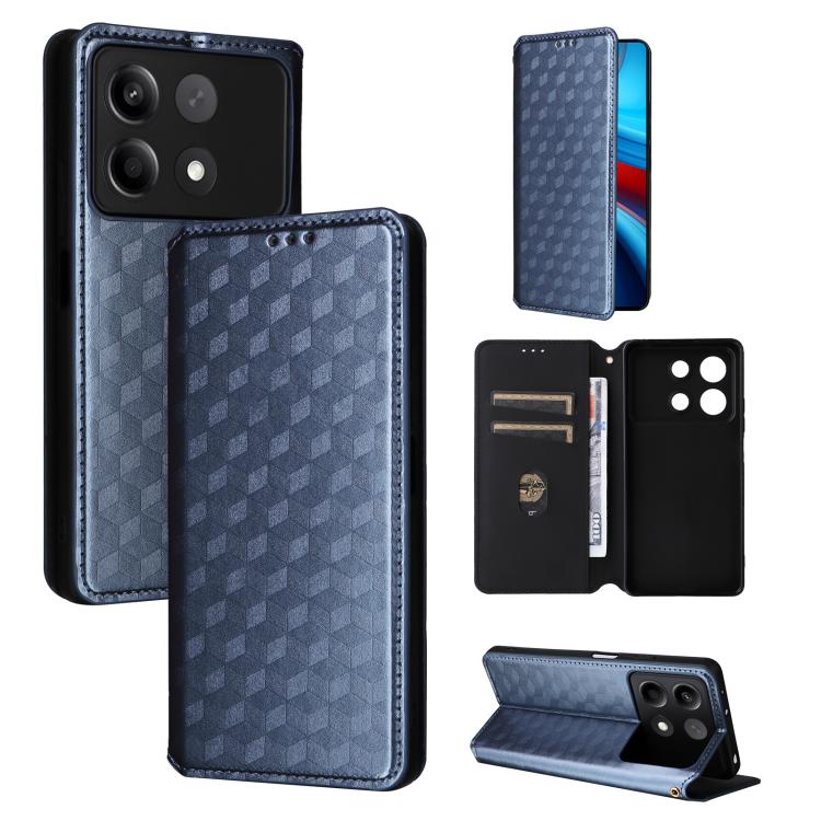 Cubic Grid Texture Flip Leather Phone Case, For Redmi Note 13 Pro 4G Global, For Redmi A3, For Redmi 13C 5G / 13R 5G, For Redmi Note 13 4G, For Redmi K70E / Xiaomi Poco X6 Pro, For Redmi Note 13R Pro 5G, For Redmi Note 13 5G, For Redmi Note 13 Pro+ 5G ...