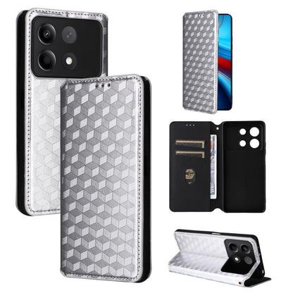 Cubic Grid Texture Flip Leather Phone Case, For Redmi Note 13 Pro 4G Global, For Redmi A3, For Redmi 13C 5G / 13R 5G, For Redmi Note 13 4G, For Redmi K70E / Xiaomi Poco X6 Pro, For Redmi Note 13R Pro 5G, For Redmi Note 13 5G, For Redmi Note 13 Pro+ 5G ...