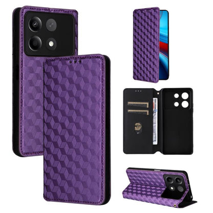 Cubic Grid Texture Flip Leather Phone Case, For Redmi Note 13 Pro 4G Global, For Redmi A3, For Redmi 13C 5G / 13R 5G, For Redmi Note 13 4G, For Redmi K70E / Xiaomi Poco X6 Pro, For Redmi Note 13R Pro 5G, For Redmi Note 13 5G, For Redmi Note 13 Pro+ 5G ...