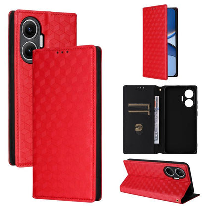 Cubic Grid Texture Flip Leather Phone Case, For Redmi K90 5G / Poco F8 Pro, For Redmi Note 15 Pro 5G Global 163.6mm, For Redmi 15 5G Global / 15 4G SEA 169mm, For Redmi 15 5G / 4G EU 171mm, For Redmi A5 4G 173.3mm                                       ...
