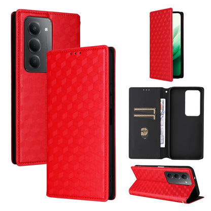 Cubic Grid Texture Flip Leather Phone Case, For Redmi K90 5G / Poco F8 Pro, For Redmi Note 15 Pro 5G Global 163.6mm, For Redmi 15 5G Global / 15 4G SEA 169mm, For Redmi 15 5G / 4G EU 171mm, For Redmi A5 4G 173.3mm                                       ...