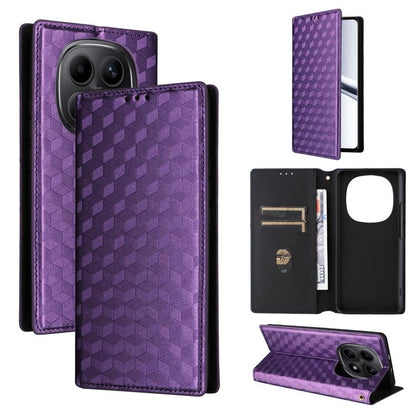 Cubic Grid Texture Flip Leather Phone Case, For Redmi 17 5G / 4G Global 170mm / Poco M8x, For Redmi Note 17 5G / 4G Global / 5G India 169.7mm, For Redmi 17C 5G, For Redmi Note 17 Pro+ 5G Global 163.4mm, For Redmi K100 Pro Max 5G / Poco F9 Ultra 5G     ...