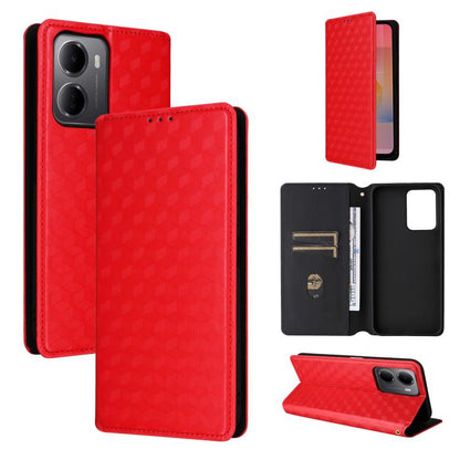 Cubic Grid Texture Flip Leather Phone Case, For Redmi 17 5G / 4G Global 170mm / Poco M8x, For Redmi Note 17 5G / 4G Global / 5G India 169.7mm, For Redmi 17C 5G, For Redmi Note 17 Pro+ 5G Global 163.4mm, For Redmi K100 Pro Max 5G / Poco F9 Ultra 5G     ...