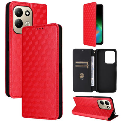 Cubic Grid Texture Flip Leather Phone Case, For Redmi 17 5G / 4G Global 170mm / Poco M8x, For Redmi Note 17 5G / 4G Global / 5G India 169.7mm, For Redmi 17C 5G, For Redmi Note 17 Pro+ 5G Global 163.4mm, For Redmi K100 Pro Max 5G / Poco F9 Ultra 5G     ...