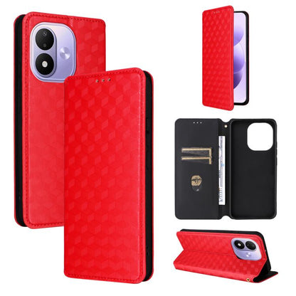 Cubic Grid Texture Flip Leather Phone Case, For Redmi 17 5G / 4G Global 170mm / Poco M8x, For Redmi Note 17 5G / 4G Global / 5G India 169.7mm, For Redmi 17C 5G, For Redmi Note 17 Pro+ 5G Global 163.4mm, For Redmi K100 Pro Max 5G / Poco F9 Ultra 5G     ...
