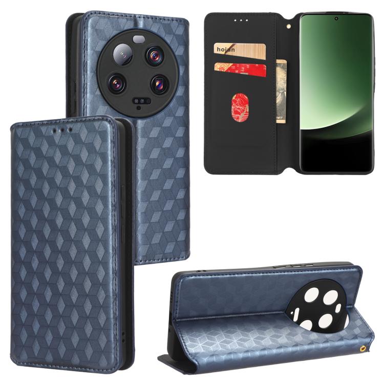Cubic Grid Texture Flip Leather Phone Case, For Xiaomi Poco C65 4G / Redmi 13C 4G, For Xiaomi 14 Pro, For Xiaomi 14, For Xiaomi Poco M6 Pro 5G / Redmi 12 5G, For Xiaomi 13T 5G / 13T Pro 5G, For Xiaomi Poco F5 5G / Redmi Note 12 Turbo 5G                ...