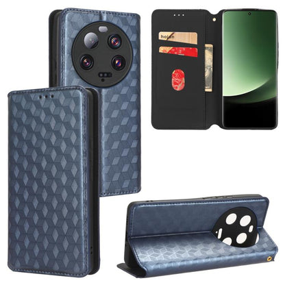 Cubic Grid Texture Flip Leather Phone Case, For Xiaomi Poco C65 4G / Redmi 13C 4G, For Xiaomi 14 Pro, For Xiaomi 14, For Xiaomi Poco M6 Pro 5G / Redmi 12 5G, For Xiaomi 13T 5G / 13T Pro 5G, For Xiaomi Poco F5 5G / Redmi Note 12 Turbo 5G                ...