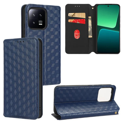 Cubic Grid Texture Flip Leather Phone Case, For Xiaomi Poco C65 4G / Redmi 13C 4G, For Xiaomi 14 Pro, For Xiaomi 14, For Xiaomi Poco M6 Pro 5G / Redmi 12 5G, For Xiaomi 13T 5G / 13T Pro 5G, For Xiaomi Poco F5 5G / Redmi Note 12 Turbo 5G                ...