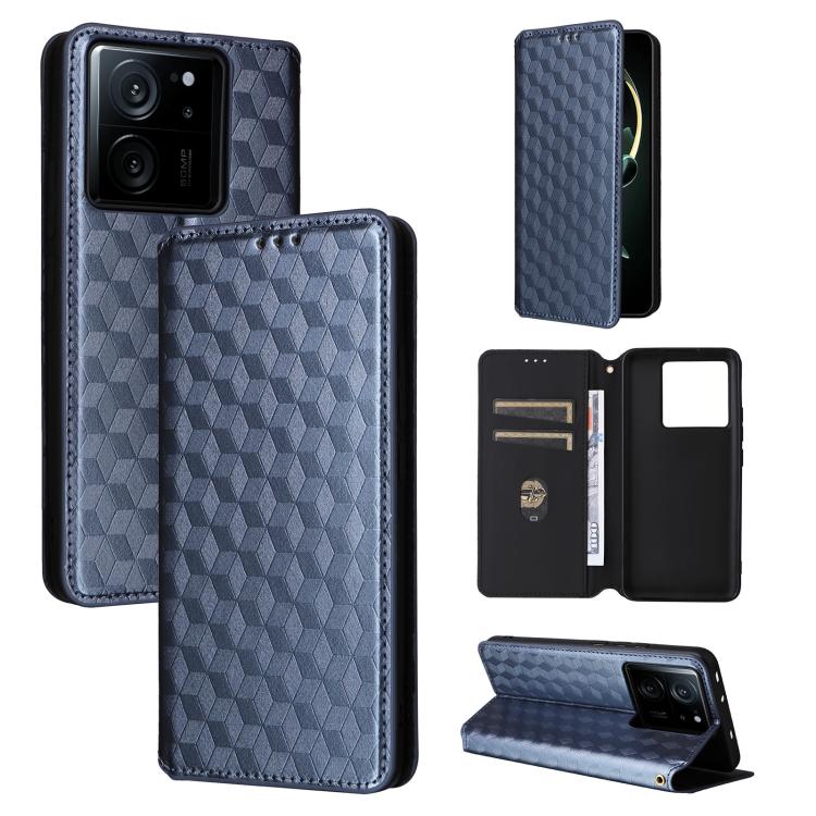 Cubic Grid Texture Flip Leather Phone Case, For Xiaomi Poco C65 4G / Redmi 13C 4G, For Xiaomi 14 Pro, For Xiaomi 14, For Xiaomi Poco M6 Pro 5G / Redmi 12 5G, For Xiaomi 13T 5G / 13T Pro 5G, For Xiaomi Poco F5 5G / Redmi Note 12 Turbo 5G                ...
