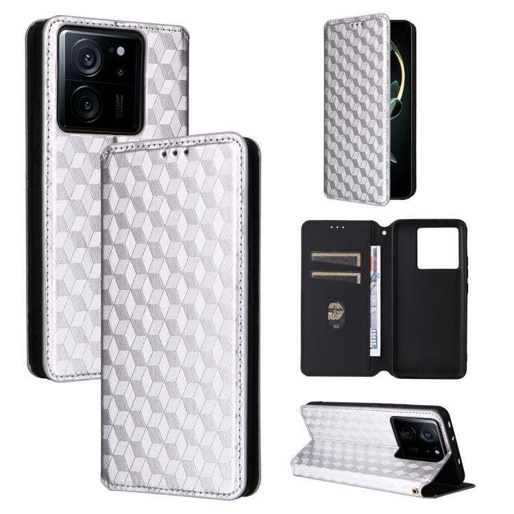 Cubic Grid Texture Flip Leather Phone Case, For Xiaomi Poco C65 4G / Redmi 13C 4G, For Xiaomi 14 Pro, For Xiaomi 14, For Xiaomi Poco M6 Pro 5G / Redmi 12 5G, For Xiaomi 13T 5G / 13T Pro 5G, For Xiaomi Poco F5 5G / Redmi Note 12 Turbo 5G                ...