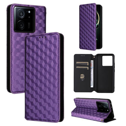 Cubic Grid Texture Flip Leather Phone Case, For Xiaomi Poco C65 4G / Redmi 13C 4G, For Xiaomi 14 Pro, For Xiaomi 14, For Xiaomi Poco M6 Pro 5G / Redmi 12 5G, For Xiaomi 13T 5G / 13T Pro 5G, For Xiaomi Poco F5 5G / Redmi Note 12 Turbo 5G                ...