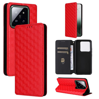Cubic Grid Texture Flip Leather Phone Case, For Xiaomi Poco C65 4G / Redmi 13C 4G, For Xiaomi 14 Pro, For Xiaomi 14, For Xiaomi Poco M6 Pro 5G / Redmi 12 5G, For Xiaomi 13T 5G / 13T Pro 5G, For Xiaomi Poco F5 5G / Redmi Note 12 Turbo 5G                ...