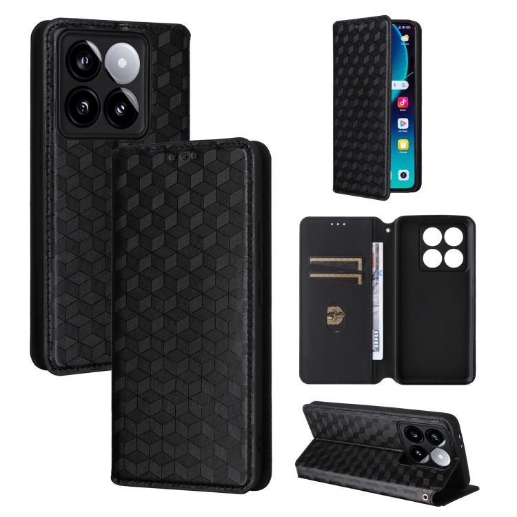 Cubic Grid Texture Flip Leather Phone Case, For Xiaomi Poco C95 Pro, For Xiaomi 17T Pro 5G, For Xiaomi 17T 5G, For Xiaomi Poco M7 4G 171mm, For Xiaomi Poco F7 Pro / F7 Ultra, For Xiaomi 15 Ultra, For Xiaomi Poco X7 Pro 5G / Redmi Turbo 4 5G            ...