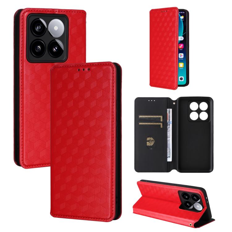 Cubic Grid Texture Flip Leather Phone Case, For Xiaomi Poco C95 Pro, For Xiaomi 17T Pro 5G, For Xiaomi 17T 5G, For Xiaomi Poco M7 4G 171mm, For Xiaomi Poco F7 Pro / F7 Ultra, For Xiaomi 15 Ultra, For Xiaomi Poco X7 Pro 5G / Redmi Turbo 4 5G            ...