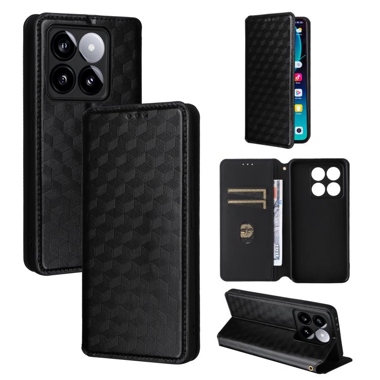 Cubic Grid Texture Flip Leather Phone Case, For Xiaomi Poco C95 Pro, For Xiaomi 17T Pro 5G, For Xiaomi 17T 5G, For Xiaomi Poco M7 4G 171mm, For Xiaomi Poco F7 Pro / F7 Ultra, For Xiaomi 15 Ultra, For Xiaomi Poco X7 Pro 5G / Redmi Turbo 4 5G            ...