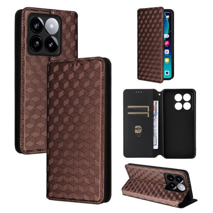 Cubic Grid Texture Flip Leather Phone Case, For Xiaomi Poco C95 Pro, For Xiaomi 17T Pro 5G, For Xiaomi 17T 5G, For Xiaomi Poco M7 4G 171mm, For Xiaomi Poco F7 Pro / F7 Ultra, For Xiaomi 15 Ultra, For Xiaomi Poco X7 Pro 5G / Redmi Turbo 4 5G            ...