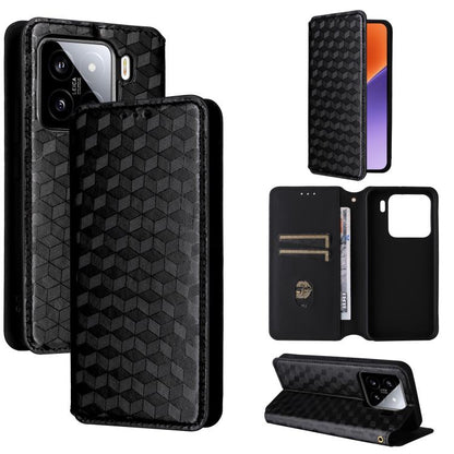 Cubic Grid Texture Flip Leather Phone Case, For Xiaomi Poco C95 Pro, For Xiaomi 17T Pro 5G, For Xiaomi 17T 5G, For Xiaomi Poco M7 4G 171mm, For Xiaomi Poco F7 Pro / F7 Ultra, For Xiaomi 15 Ultra, For Xiaomi Poco X7 Pro 5G / Redmi Turbo 4 5G            ...