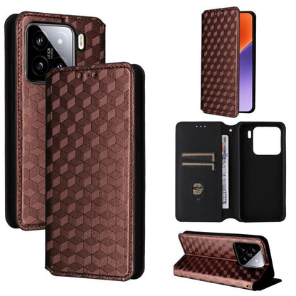 Cubic Grid Texture Flip Leather Phone Case, For Xiaomi Poco C95 Pro, For Xiaomi 17T Pro 5G, For Xiaomi 17T 5G, For Xiaomi Poco M7 4G 171mm, For Xiaomi Poco F7 Pro / F7 Ultra, For Xiaomi 15 Ultra, For Xiaomi Poco X7 Pro 5G / Redmi Turbo 4 5G            ...