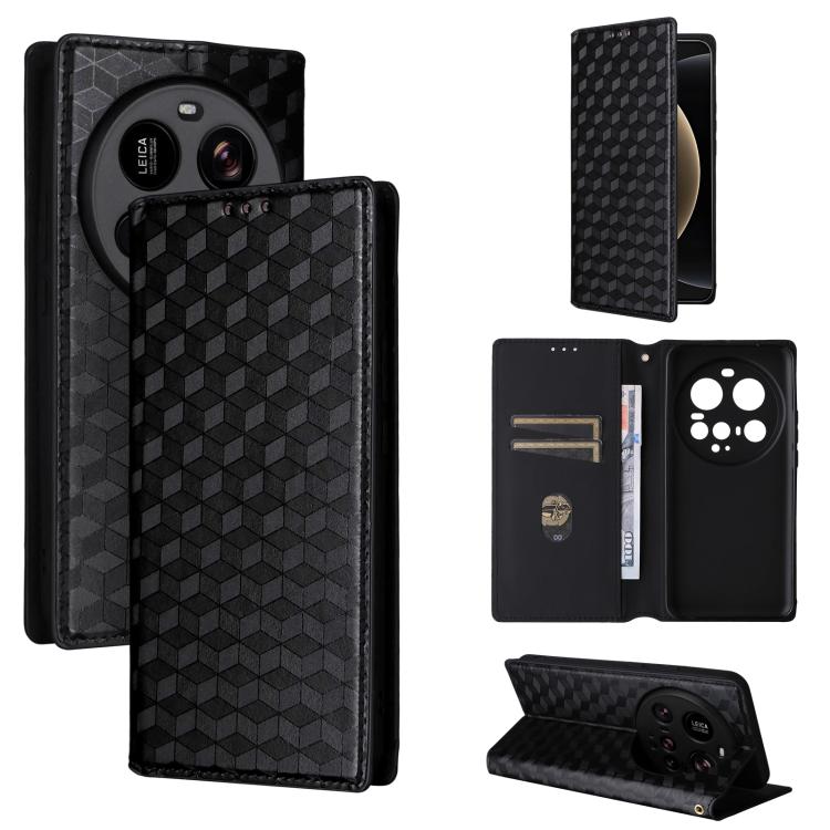 Cubic Grid Texture Flip Leather Phone Case, For Xiaomi Poco C95 Pro, For Xiaomi 17T Pro 5G, For Xiaomi 17T 5G, For Xiaomi Poco M7 4G 171mm, For Xiaomi Poco F7 Pro / F7 Ultra, For Xiaomi 15 Ultra, For Xiaomi Poco X7 Pro 5G / Redmi Turbo 4 5G            ...