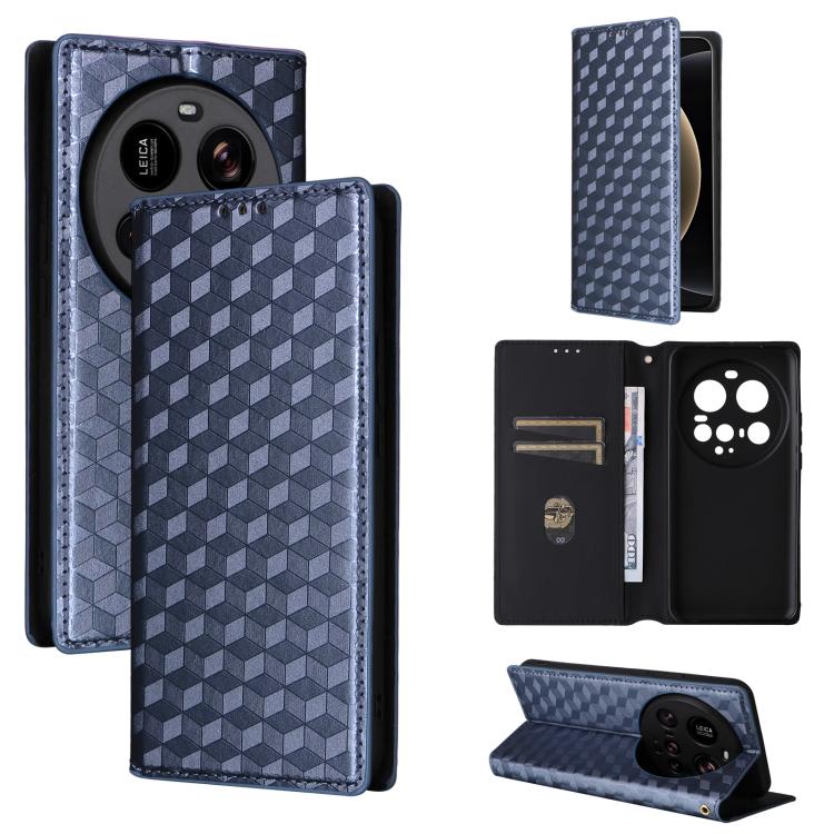 Cubic Grid Texture Flip Leather Phone Case, For Xiaomi Poco C95 Pro, For Xiaomi 17T Pro 5G, For Xiaomi 17T 5G, For Xiaomi Poco M7 4G 171mm, For Xiaomi Poco F7 Pro / F7 Ultra, For Xiaomi 15 Ultra, For Xiaomi Poco X7 Pro 5G / Redmi Turbo 4 5G            ...