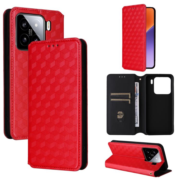 Cubic Grid Texture Flip Leather Phone Case, For Xiaomi Poco C95 Pro, For Xiaomi 17T Pro 5G, For Xiaomi 17T 5G, For Xiaomi Poco M7 4G 171mm, For Xiaomi Poco F7 Pro / F7 Ultra, For Xiaomi 15 Ultra, For Xiaomi Poco X7 Pro 5G / Redmi Turbo 4 5G            ...