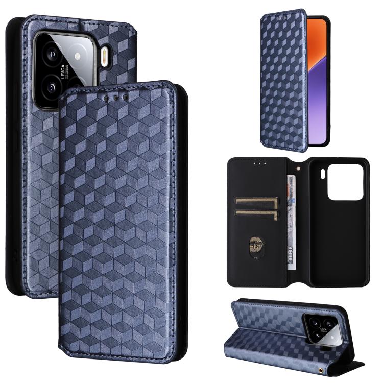 Cubic Grid Texture Flip Leather Phone Case, For Xiaomi Poco C95 Pro, For Xiaomi 17T Pro 5G, For Xiaomi 17T 5G, For Xiaomi Poco M7 4G 171mm, For Xiaomi Poco F7 Pro / F7 Ultra, For Xiaomi 15 Ultra, For Xiaomi Poco X7 Pro 5G / Redmi Turbo 4 5G            ...