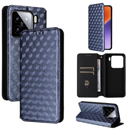 Cubic Grid Texture Flip Leather Phone Case, For Xiaomi Poco C95 Pro, For Xiaomi 17T Pro 5G, For Xiaomi 17T 5G, For Xiaomi Poco M7 4G 171mm, For Xiaomi Poco F7 Pro / F7 Ultra, For Xiaomi 15 Ultra, For Xiaomi Poco X7 Pro 5G / Redmi Turbo 4 5G            ...