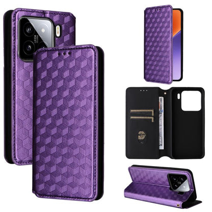 Cubic Grid Texture Flip Leather Phone Case, For Xiaomi Poco C95 Pro, For Xiaomi 17T Pro 5G, For Xiaomi 17T 5G, For Xiaomi Poco M7 4G 171mm, For Xiaomi Poco F7 Pro / F7 Ultra, For Xiaomi 15 Ultra, For Xiaomi Poco X7 Pro 5G / Redmi Turbo 4 5G            ...