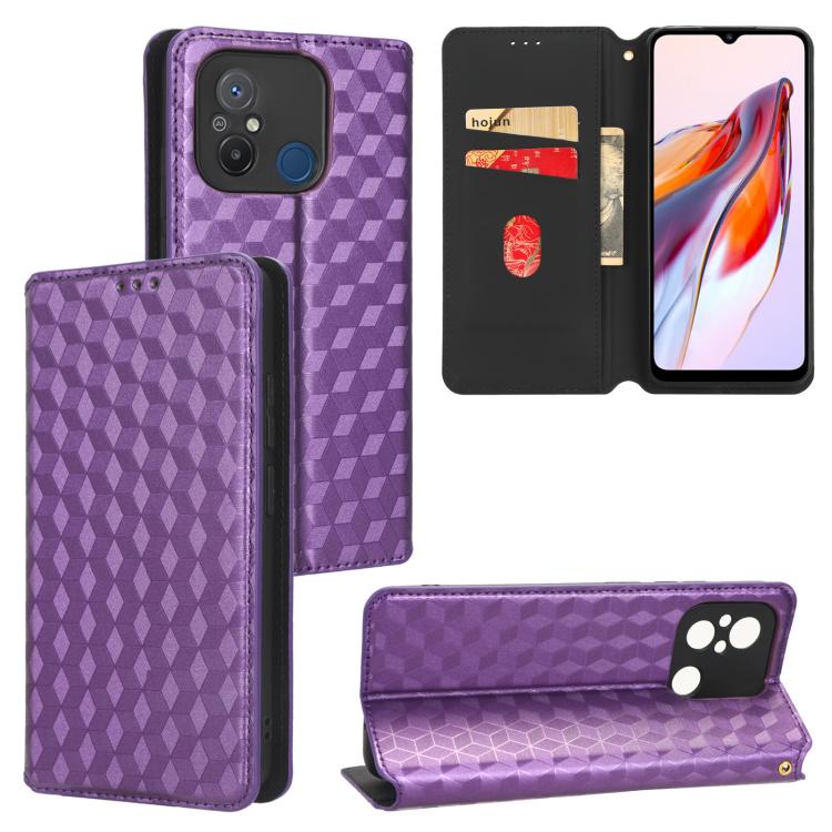Cubic Grid Texture Flip Leather Phone Case, For Xiaomi Poco C65 4G / Redmi 13C 4G, For Xiaomi 14 Pro, For Xiaomi 14, For Xiaomi Poco M6 Pro 5G / Redmi 12 5G, For Xiaomi 13T 5G / 13T Pro 5G, For Xiaomi Poco F5 5G / Redmi Note 12 Turbo 5G                ...