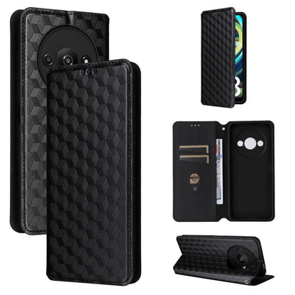 Cubic Grid Texture Flip Leather Phone Case, For Xiaomi Poco C95 Pro, For Xiaomi 17T Pro 5G, For Xiaomi 17T 5G, For Xiaomi Poco M7 4G 171mm, For Xiaomi Poco F7 Pro / F7 Ultra, For Xiaomi 15 Ultra, For Xiaomi Poco X7 Pro 5G / Redmi Turbo 4 5G            ...