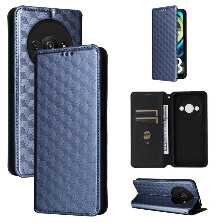 Cubic Grid Texture Flip Leather Phone Case, For Xiaomi Poco C95 Pro, For Xiaomi 17T Pro 5G, For Xiaomi 17T 5G, For Xiaomi Poco M7 4G 171mm, For Xiaomi Poco F7 Pro / F7 Ultra, For Xiaomi 15 Ultra, For Xiaomi Poco X7 Pro 5G / Redmi Turbo 4 5G            ...