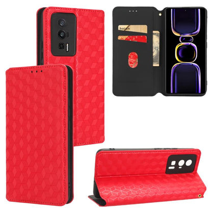 Cubic Grid Texture Flip Leather Phone Case, For Xiaomi Poco C65 4G / Redmi 13C 4G, For Xiaomi 14 Pro, For Xiaomi 14, For Xiaomi Poco M6 Pro 5G / Redmi 12 5G, For Xiaomi 13T 5G / 13T Pro 5G, For Xiaomi Poco F5 5G / Redmi Note 12 Turbo 5G                ...