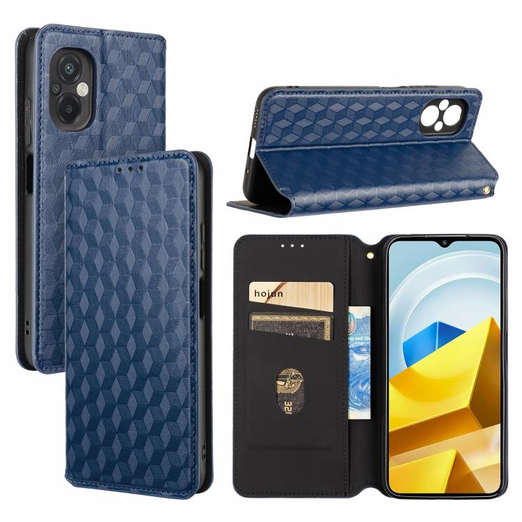 Cubic Grid Texture Flip Leather Phone Case, For Xiaomi Poco C65 4G / Redmi 13C 4G, For Xiaomi 14 Pro, For Xiaomi 14, For Xiaomi Poco M6 Pro 5G / Redmi 12 5G, For Xiaomi 13T 5G / 13T Pro 5G, For Xiaomi Poco F5 5G / Redmi Note 12 Turbo 5G                ...