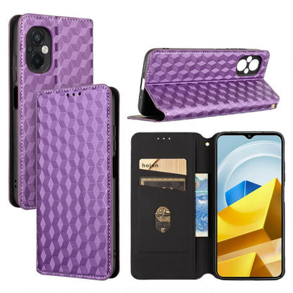 Cubic Grid Texture Flip Leather Phone Case, For Xiaomi Poco C65 4G / Redmi 13C 4G, For Xiaomi 14 Pro, For Xiaomi 14, For Xiaomi Poco M6 Pro 5G / Redmi 12 5G, For Xiaomi 13T 5G / 13T Pro 5G, For Xiaomi Poco F5 5G / Redmi Note 12 Turbo 5G                ...