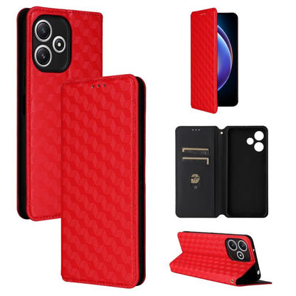 Cubic Grid Texture Flip Leather Phone Case, For Xiaomi Poco C65 4G / Redmi 13C 4G, For Xiaomi 14 Pro, For Xiaomi 14, For Xiaomi Poco M6 Pro 5G / Redmi 12 5G, For Xiaomi 13T 5G / 13T Pro 5G, For Xiaomi Poco F5 5G / Redmi Note 12 Turbo 5G                ...