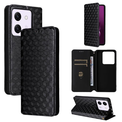 Cubic Grid Texture Flip Leather Phone Case, For Xiaomi Poco C95 Pro, For Xiaomi 17T Pro 5G, For Xiaomi 17T 5G, For Xiaomi Poco M7 4G 171mm, For Xiaomi Poco F7 Pro / F7 Ultra, For Xiaomi 15 Ultra, For Xiaomi Poco X7 Pro 5G / Redmi Turbo 4 5G            ...