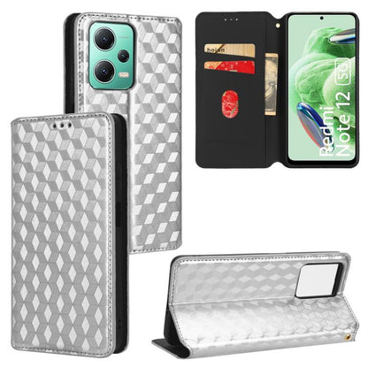 Cubic Grid Texture Flip Leather Phone Case, For Xiaomi Poco C65 4G / Redmi 13C 4G, For Xiaomi 14 Pro, For Xiaomi 14, For Xiaomi Poco M6 Pro 5G / Redmi 12 5G, For Xiaomi 13T 5G / 13T Pro 5G, For Xiaomi Poco F5 5G / Redmi Note 12 Turbo 5G                ...