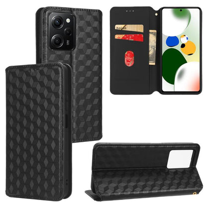 Cubic Grid Texture Flip Leather Phone Case, For Xiaomi Poco C65 4G / Redmi 13C 4G, For Xiaomi 14 Pro, For Xiaomi 14, For Xiaomi Poco M6 Pro 5G / Redmi 12 5G, For Xiaomi 13T 5G / 13T Pro 5G, For Xiaomi Poco F5 5G / Redmi Note 12 Turbo 5G                ...
