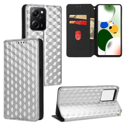 Cubic Grid Texture Flip Leather Phone Case, For Xiaomi Poco C65 4G / Redmi 13C 4G, For Xiaomi 14 Pro, For Xiaomi 14, For Xiaomi Poco M6 Pro 5G / Redmi 12 5G, For Xiaomi 13T 5G / 13T Pro 5G, For Xiaomi Poco F5 5G / Redmi Note 12 Turbo 5G                ...