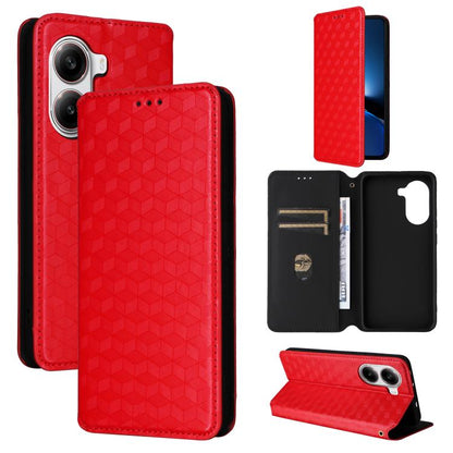 Cubic Grid Texture Flip Leather Phone Case, For Xiaomi Poco C95 Pro, For Xiaomi 17T Pro 5G, For Xiaomi 17T 5G, For Xiaomi Poco M7 4G 171mm, For Xiaomi Poco F7 Pro / F7 Ultra, For Xiaomi 15 Ultra, For Xiaomi Poco X7 Pro 5G / Redmi Turbo 4 5G            ...