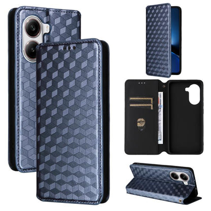 Cubic Grid Texture Flip Leather Phone Case, For Xiaomi Poco C95 Pro, For Xiaomi 17T Pro 5G, For Xiaomi 17T 5G, For Xiaomi Poco M7 4G 171mm, For Xiaomi Poco F7 Pro / F7 Ultra, For Xiaomi 15 Ultra, For Xiaomi Poco X7 Pro 5G / Redmi Turbo 4 5G            ...