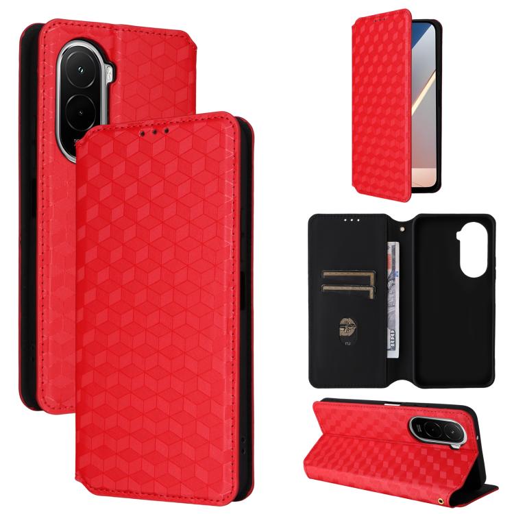 Cubic Grid Texture Flip Leather Phone Case, For Xiaomi Poco C95 Pro, For Xiaomi 17T Pro 5G, For Xiaomi 17T 5G, For Xiaomi Poco M7 4G 171mm, For Xiaomi Poco F7 Pro / F7 Ultra, For Xiaomi 15 Ultra, For Xiaomi Poco X7 Pro 5G / Redmi Turbo 4 5G            ...