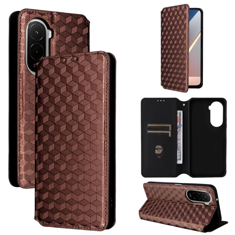 Cubic Grid Texture Flip Leather Phone Case, For Xiaomi Poco C95 Pro, For Xiaomi 17T Pro 5G, For Xiaomi 17T 5G, For Xiaomi Poco M7 4G 171mm, For Xiaomi Poco F7 Pro / F7 Ultra, For Xiaomi 15 Ultra, For Xiaomi Poco X7 Pro 5G / Redmi Turbo 4 5G            ...