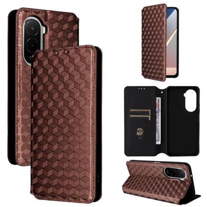 Cubic Grid Texture Flip Leather Phone Case, For Xiaomi Poco C95 Pro, For Xiaomi 17T Pro 5G, For Xiaomi 17T 5G, For Xiaomi Poco M7 4G 171mm, For Xiaomi Poco F7 Pro / F7 Ultra, For Xiaomi 15 Ultra, For Xiaomi Poco X7 Pro 5G / Redmi Turbo 4 5G            ...