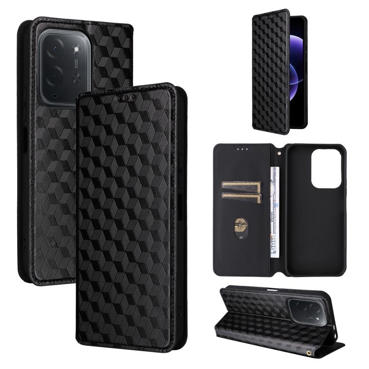 Cubic Grid Texture Flip Leather Phone Case, For Xiaomi Poco C95 Pro, For Xiaomi 17T Pro 5G, For Xiaomi 17T 5G, For Xiaomi Poco M7 4G 171mm, For Xiaomi Poco F7 Pro / F7 Ultra, For Xiaomi 15 Ultra, For Xiaomi Poco X7 Pro 5G / Redmi Turbo 4 5G            ...