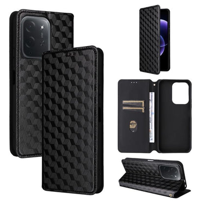 Cubic Grid Texture Flip Leather Phone Case, For Xiaomi Poco C95 Pro, For Xiaomi 17T Pro 5G, For Xiaomi 17T 5G, For Xiaomi Poco M7 4G 171mm, For Xiaomi Poco F7 Pro / F7 Ultra, For Xiaomi 15 Ultra, For Xiaomi Poco X7 Pro 5G / Redmi Turbo 4 5G            ...