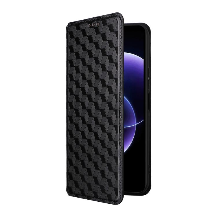 Cubic Grid Texture Flip Leather Phone Case, For Xiaomi Poco C95 Pro, For Xiaomi 17T Pro 5G, For Xiaomi 17T 5G, For Xiaomi Poco M7 4G 171mm, For Xiaomi Poco F7 Pro / F7 Ultra, For Xiaomi 15 Ultra, For Xiaomi Poco X7 Pro 5G / Redmi Turbo 4 5G            ...