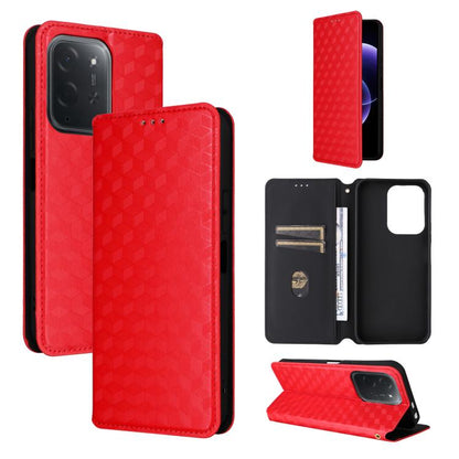 Cubic Grid Texture Flip Leather Phone Case, For Xiaomi Poco C95 Pro, For Xiaomi 17T Pro 5G, For Xiaomi 17T 5G, For Xiaomi Poco M7 4G 171mm, For Xiaomi Poco F7 Pro / F7 Ultra, For Xiaomi 15 Ultra, For Xiaomi Poco X7 Pro 5G / Redmi Turbo 4 5G            ...